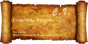 Czeglédy Vivien névjegykártya